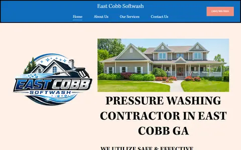 Their site today: the same business's current homepage.