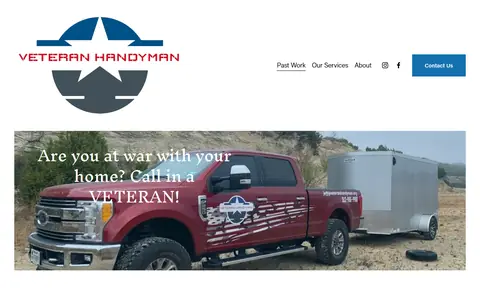 Their site today: the same business's current homepage.